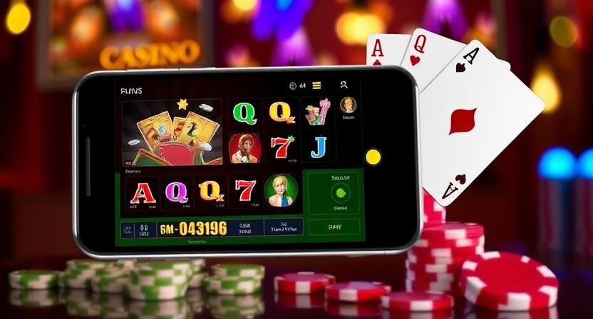 TKGEM mobile casino app interface